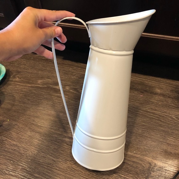 Darice Other - White Tin Darice Vase